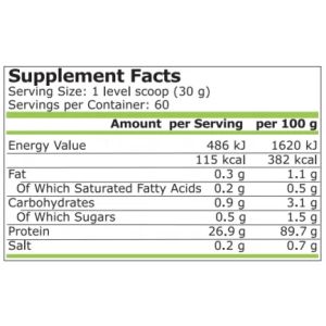 Pure Nutrition Whey Isolate - 1800 g - Cookies & Cream