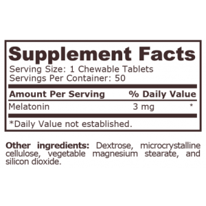Pure Nutrition Melatonin 3 mg - 100 Таблетки