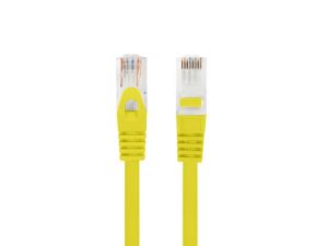 Кабел Lanberg patch cord CAT.6A U/UTP LSZH CU 0.25m Fluke Passed, Yellow