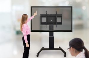 Стойка Neomounts Motorised Mobile Floor Stand - VESA 200x200 up to 800x600