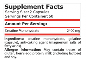 Pure Nutrition Creatine Capsules 1200 mg 100 Капсули