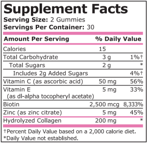 Pure Nutrition Collagen Lemon 60 Gummies
