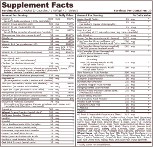 Pure Nutrition Men's Pack 30 Packets