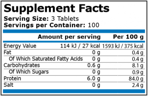 Pure Nutrition Beef Amino 2000 mg 300 Таблетки