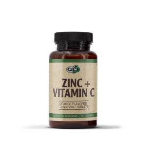 Pure Nutrition Zinc + Vitamin C Orange Flavored 60 Dissolving Tablets