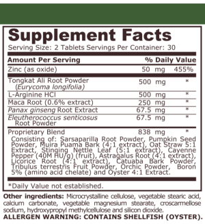 Pure Nutrition T Blast 60 Tablets