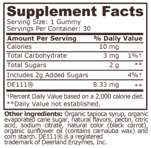 Pure Nutrition Kids Organic Probiotic Strawberry 30 Gummies