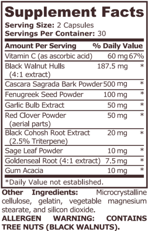 Pure Nutrition Colon Cleanse 60 Capsules