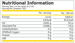 Pure Nutrition Спрей За Готвене Original 250 ml