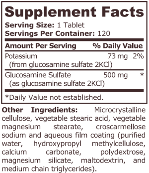 Pure Nutrition Glucosamine Sulfate 500 мг 120 Tablets