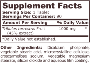 Pure Nutrition Tribulus Terrestris 1000 mg 90 Таблетки