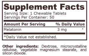 Pure Nutrition Melatonin 3 mg 100 Таблетки