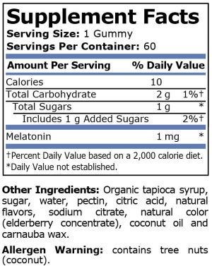 Pure Nutrition Melatonin Strawberry 1 мг 60 Gummies