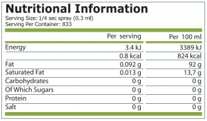 Pure Nutrition Спрей За Готвене Olive Oil 250 мл