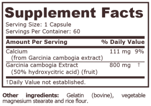 Pure Nutrition Garcinia Cambogia 800 мг 60 Capsules