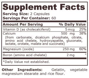 Pure Nutrition Calcium Complex 120 Capsules