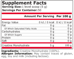 Pure Nutrition 100% Pure Creatine 250 g