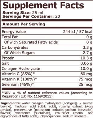 Pure Nutrition Collagen Liquid Cherry 500 ml