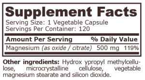 Pure Nutrition Magnesium Complex 120 Vegetable Capsules
