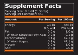 Pure Nutrition Spray Sauce 140 ml