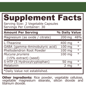 Pure Nutrition Sleep Formula 60 Capsules