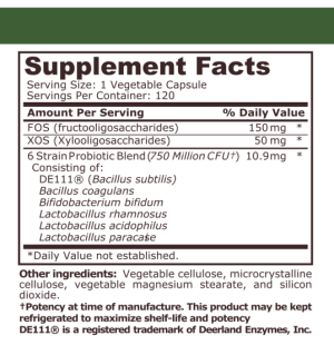 Pure Nutrition Probiotic Blend 120 Capsules