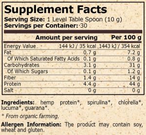 Pure Nutrition Organic Slim MIX 300 g
