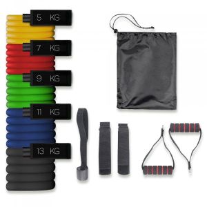 Pure Nutrition Комплект Тренировъчни Ластици Resistance Cable SET 11 Pcs