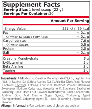 Pure Nutrition CGT Blast+ Raspberry 660 g