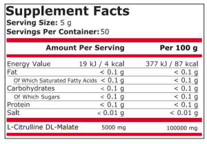 Pure Nutrition Citrulline Malate 250 Грама