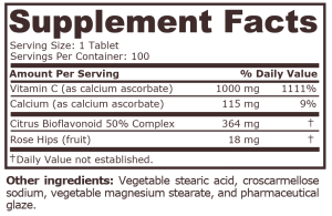 Pure Nutrition Vitamin C 1000 Buffered 100 Tablets