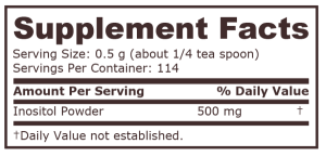 Pure Nutrition Inositol Powder 57 g