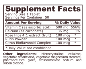 Pure Nutrition Vitamin C 500 50 Tablets