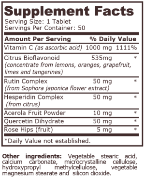 Pure Nutrition Vitamin C 1000 Complex 50 Tablets
