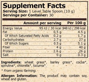 Pure Nutrition Organic Detox MIX 300 г