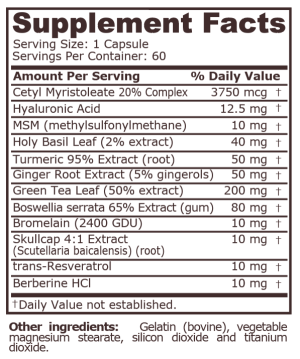 Pure Nutrition NO Pain Formula 60 Capsules