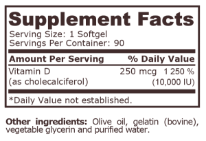 Pure Nutrition Vitamin E 1000 IU 50 Softgels