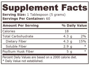 Pure Nutrition Psyllium Husks 300 g