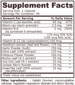 Pure Nutrition Blood Pressure Support 90 Capsules