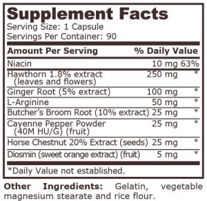 Pure Nutrition Blood Circulation Support 90 Capsules
