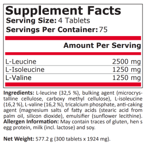 Pure Nutrition BCAA 5000 300 Tаблетки