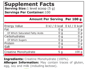 Pure Nutrition 100% Pure Creatine 500 g