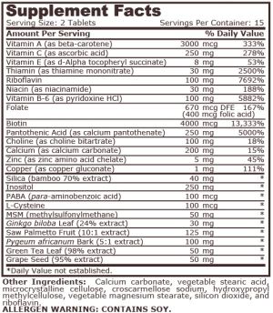 Pure Nutrition Great Hair 30 Tablets