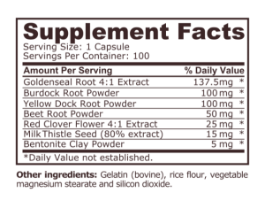 Pure Nutrition Detoxifier 100 Capsules