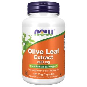 Now Foods NOW Olive Leaf Extract 500 мг 120 Веган Капсули