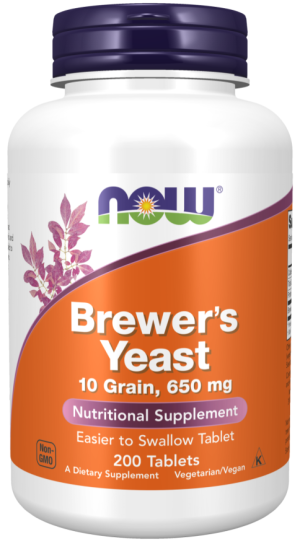 Now Foods NOW Brewers Yeast (бирена Мая) 650 мг 200 Таблетки