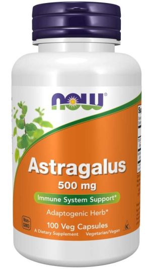 Now Foods NOW Astragalus 500 мг 100 Капсули