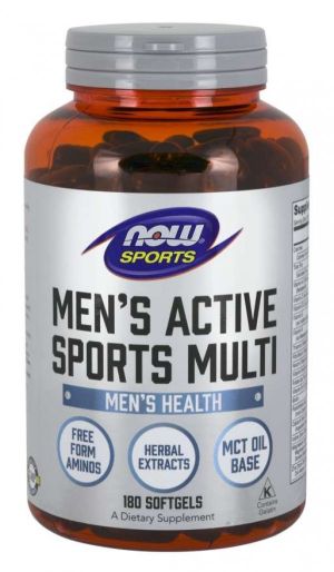 Now Foods NOW Men's Active Sports Multi 180 Дражета