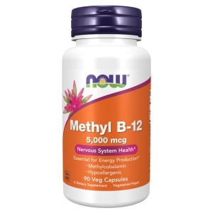 Now Foods NOW Methyl B 12 5000 мкг 90 Веган Капсули