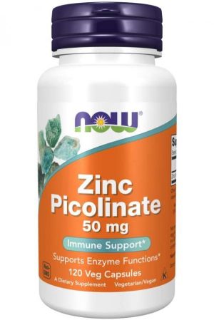 Now Foods NOW Zinc Picolinate 50 мг 120 Капсули